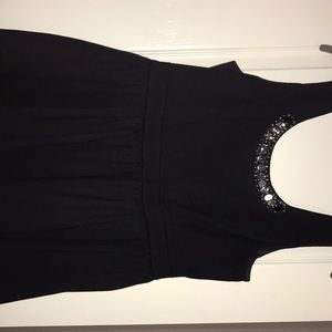 Sleeveless sheer back dress